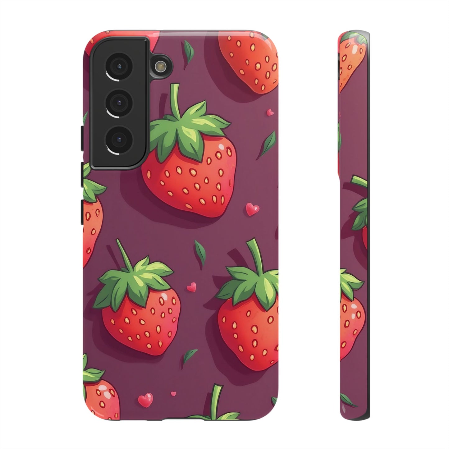 Strawberry Design Samsung Tough Phone Case