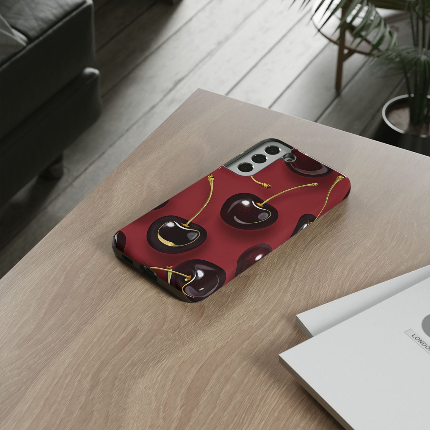 Cherry Inspired Samsung Tough Phone Case