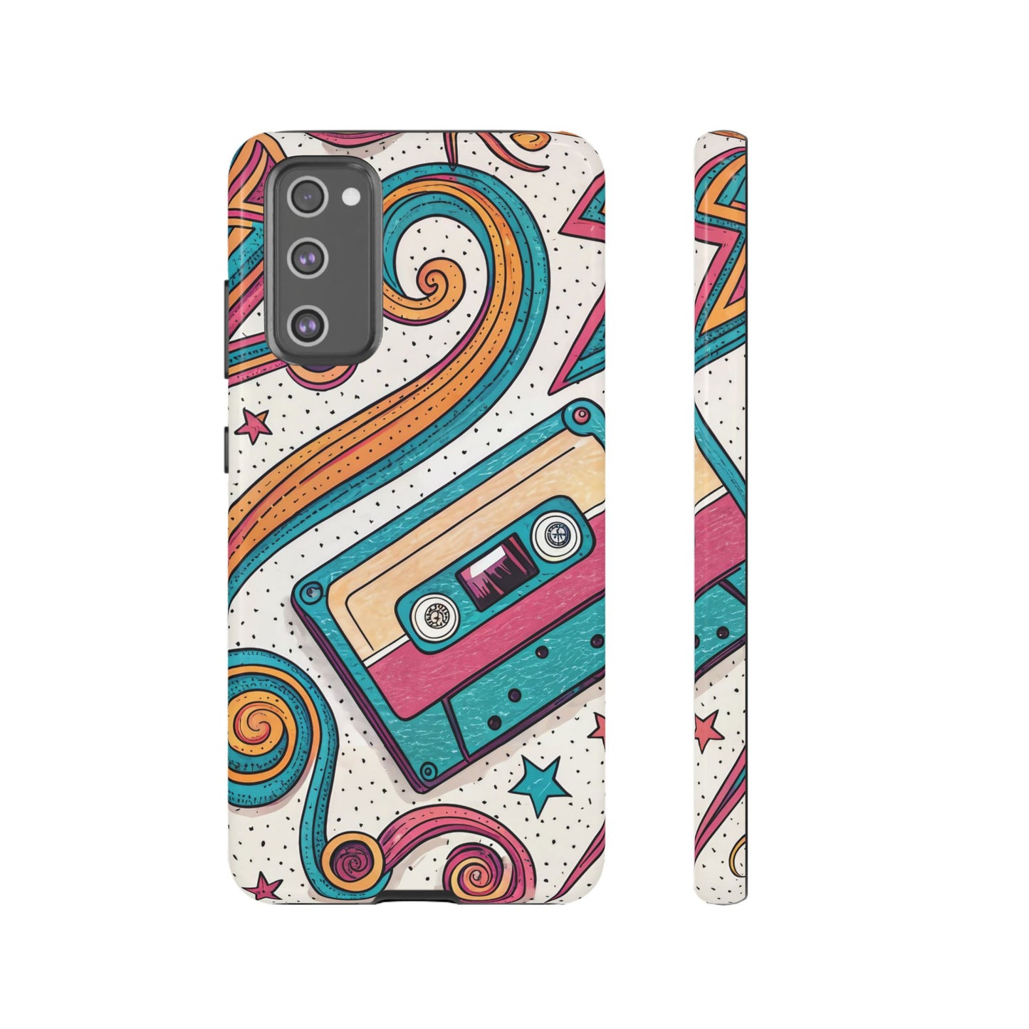 Retro Cassette Samsung Tough Phone Case