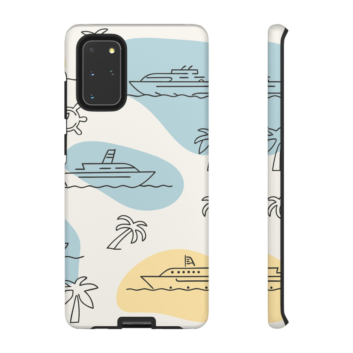 Retro Cruise Vacation Samsung Tough Phone Case