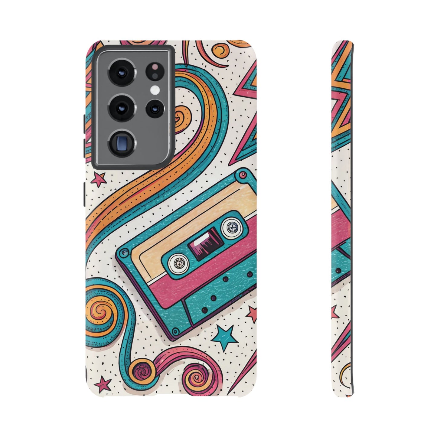 Retro Cassette Samsung Tough Phone Case