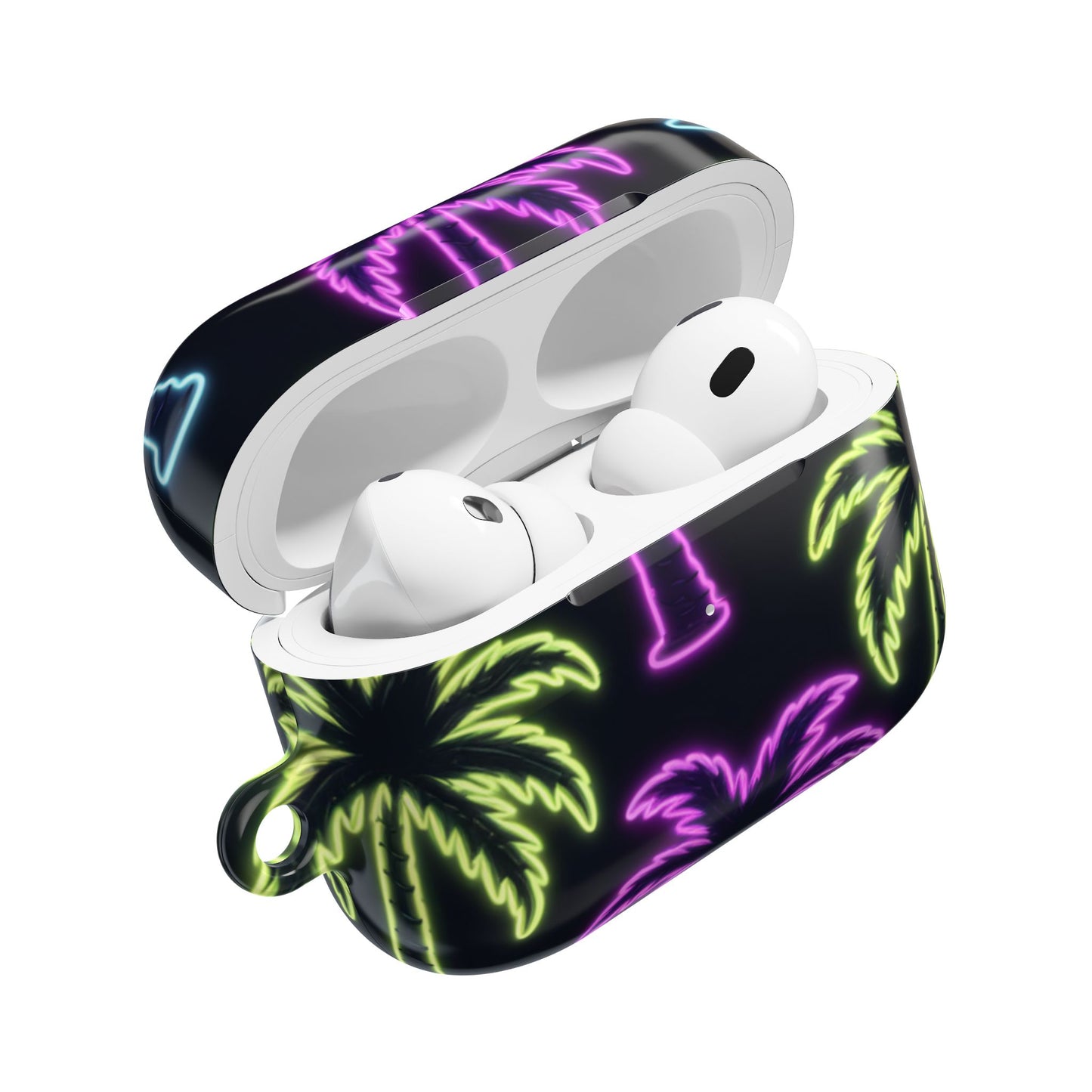 Neon Palm Trees AirPod Case