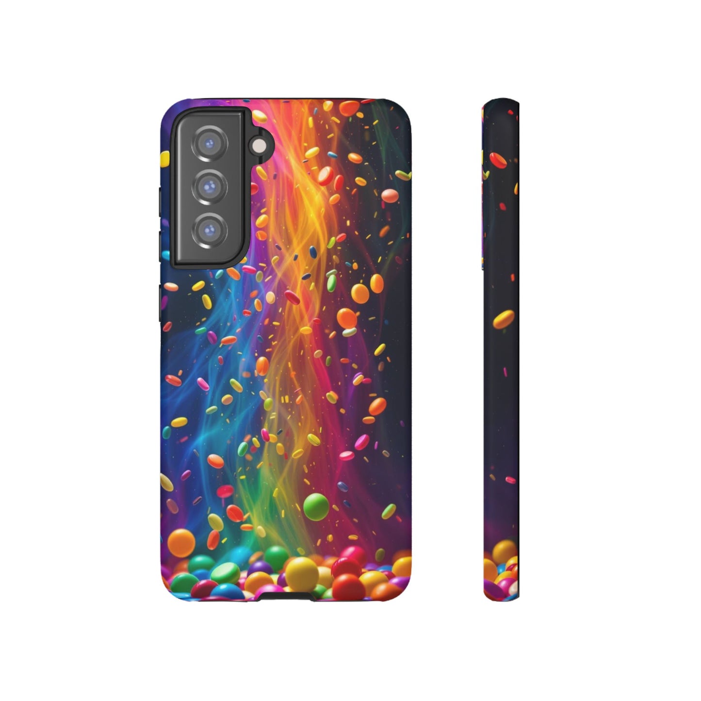 Rainbow Candy Rain Tough Phone Case