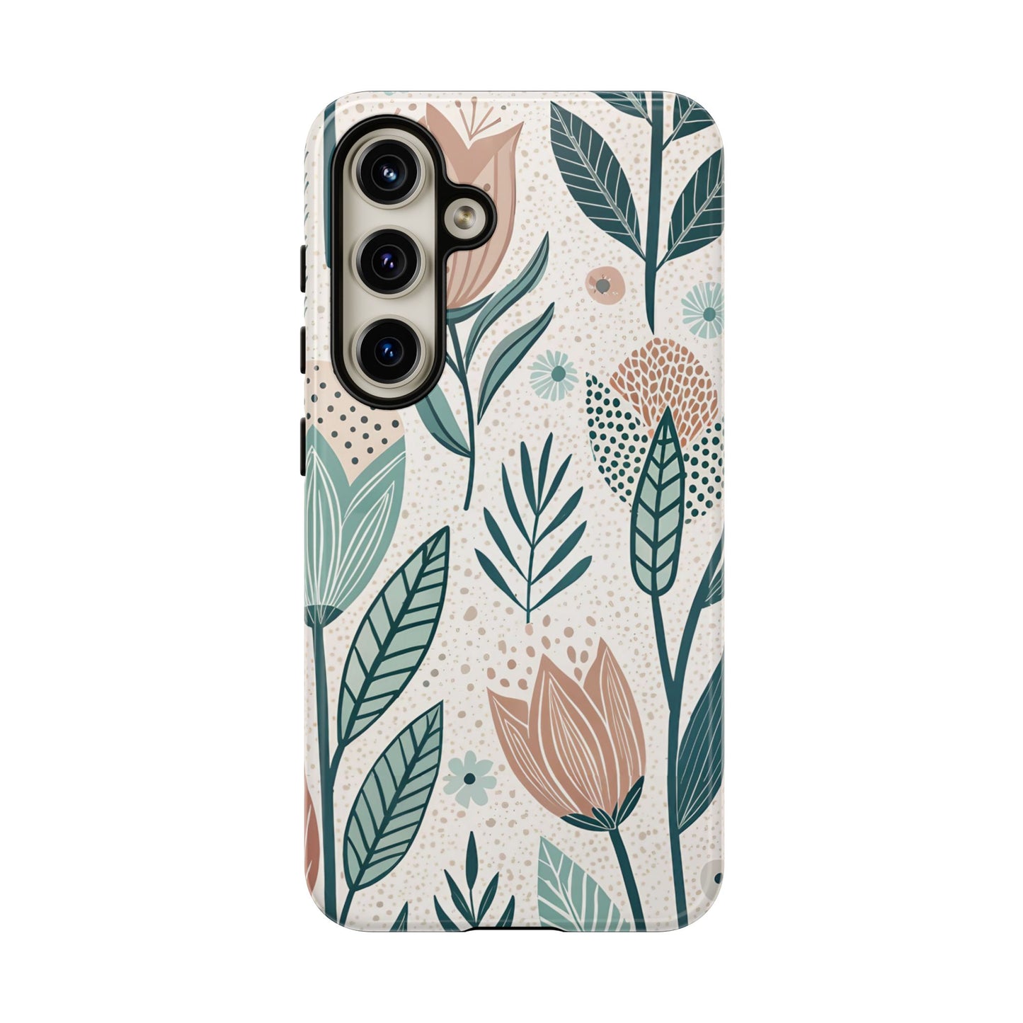 Swedish Inspired Floral Design Samsung Phone Case