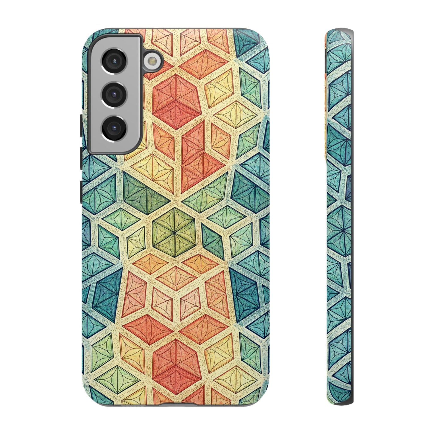 Colorful Fractal Samsung Tough Cases