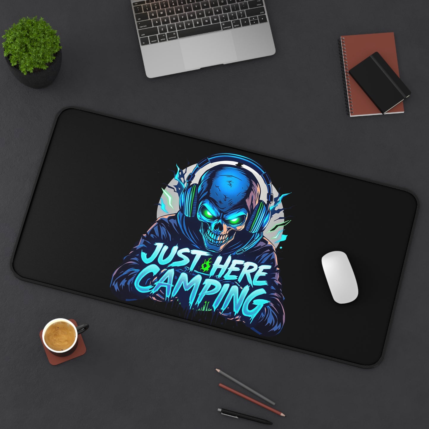 Desk Mat - Just Here Camping Desk Mat