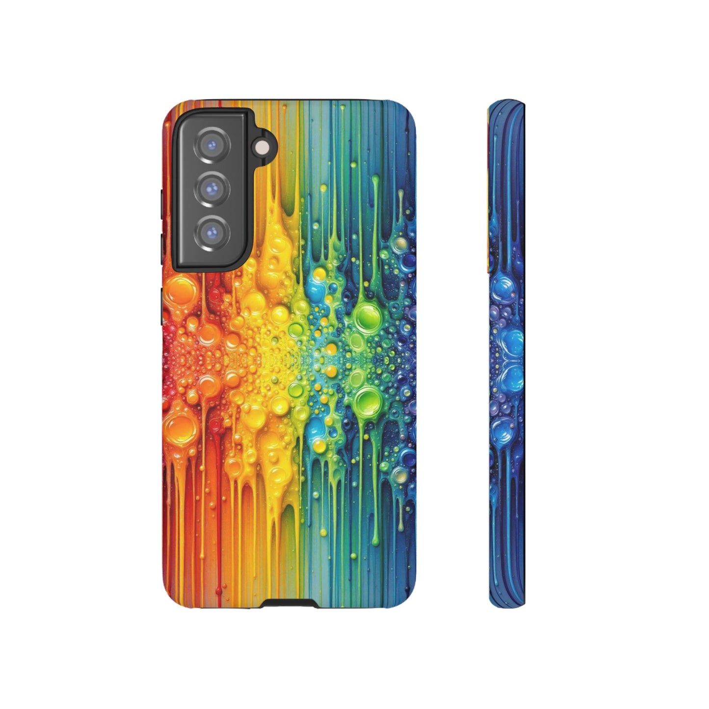 Rainbow Paint Splash Samsung Tough Case