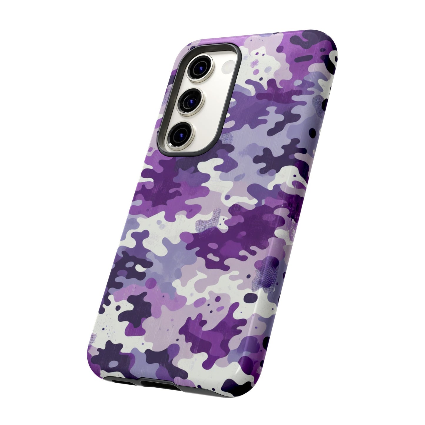 Purple Camouflage Samsung Phone Case