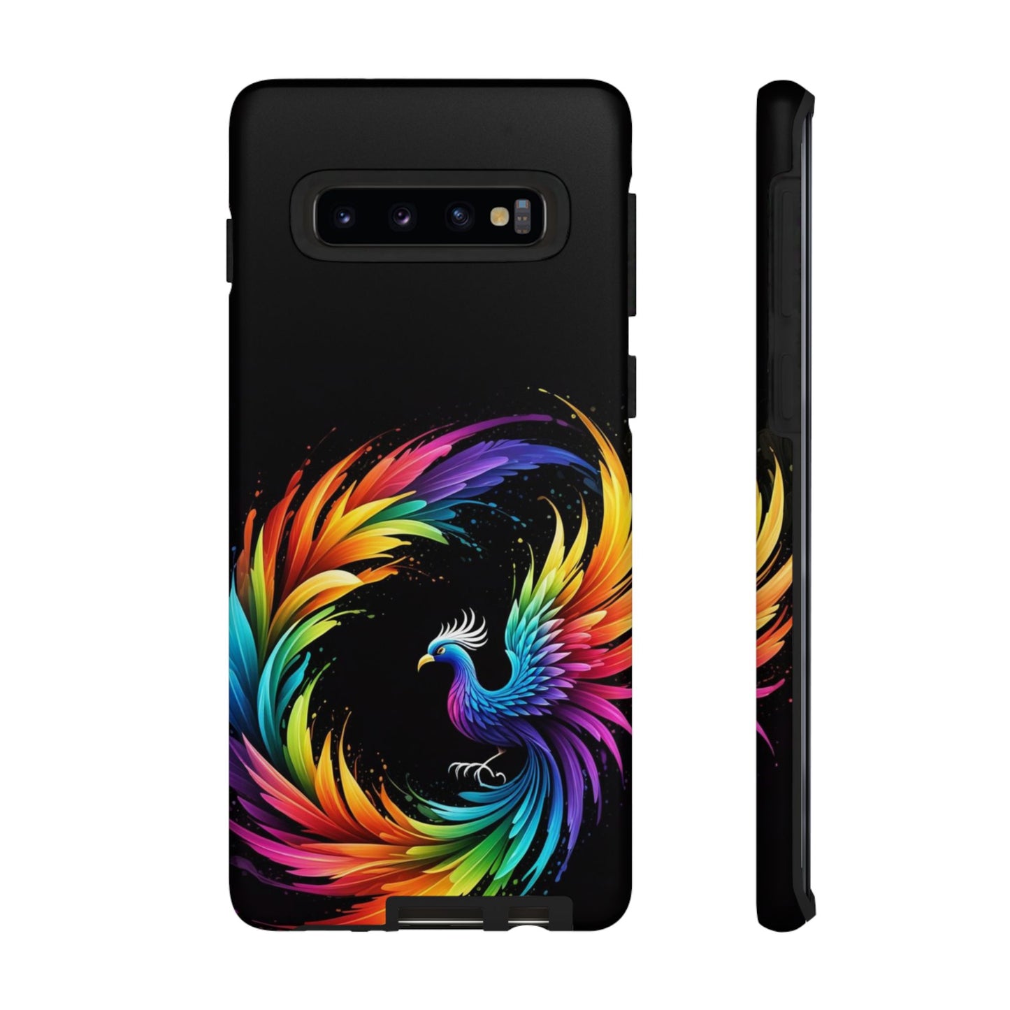 Rainbow Phoenix Design Samsung Phone Case