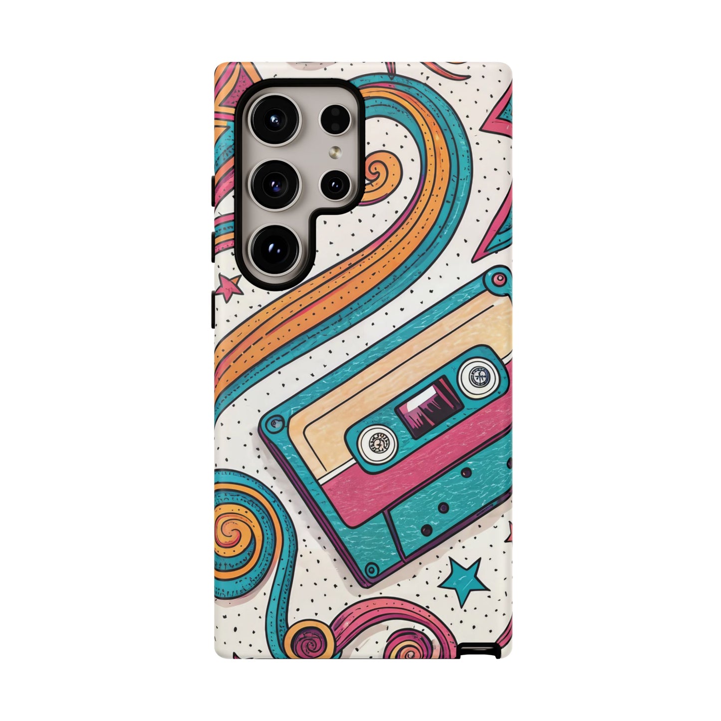 Retro Cassette Samsung Tough Phone Case