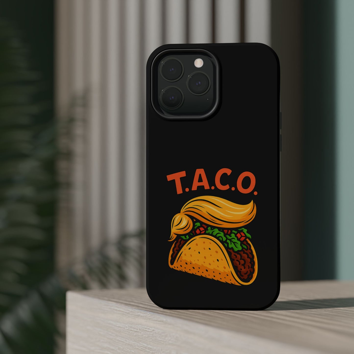 Political Satire T.A.C.O. Tough iPhone Case