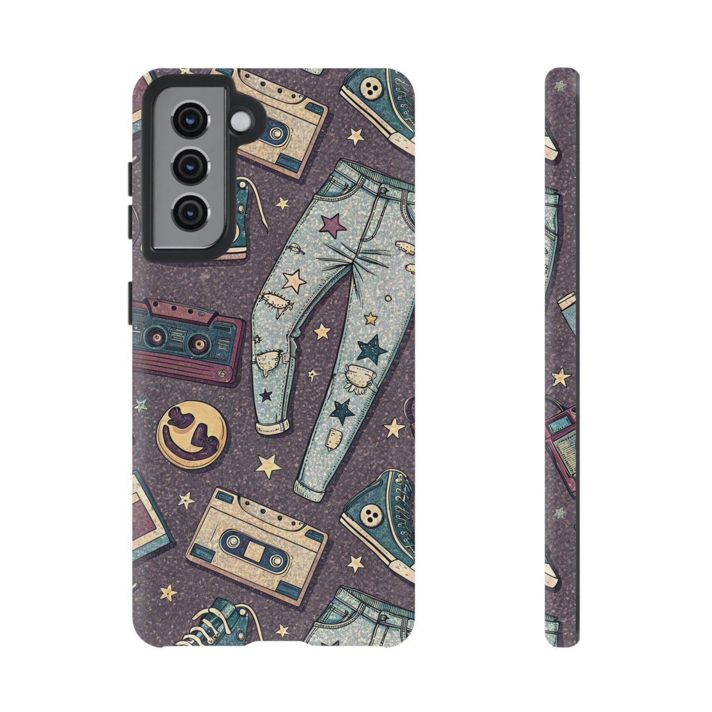 90s Cassette Collage Samsung Tough Phone Case