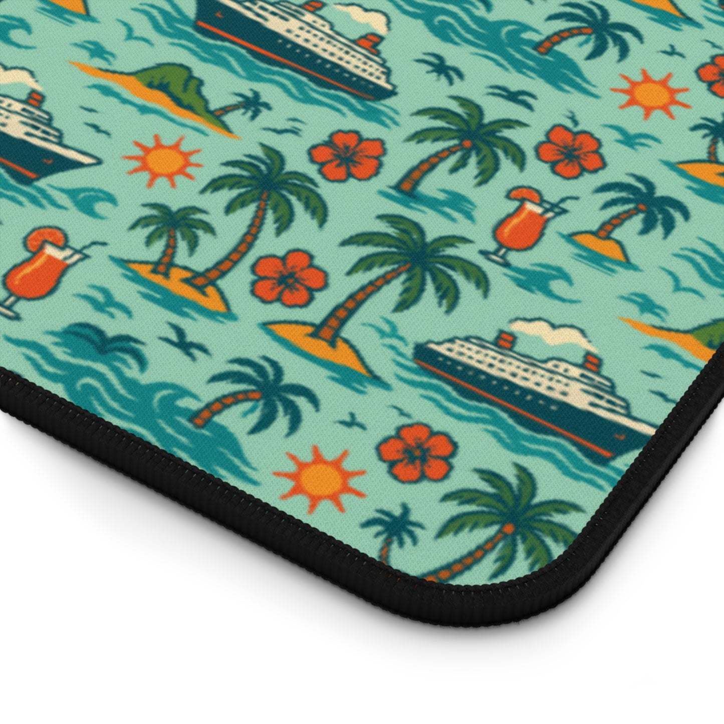 Desk Mat - Tropical Cruise Design