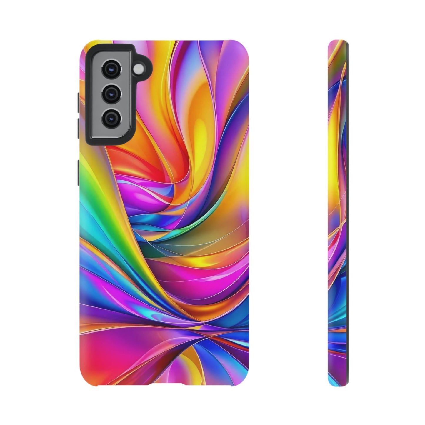 Deconstructed Rainbow Wave Samsung Tough Case