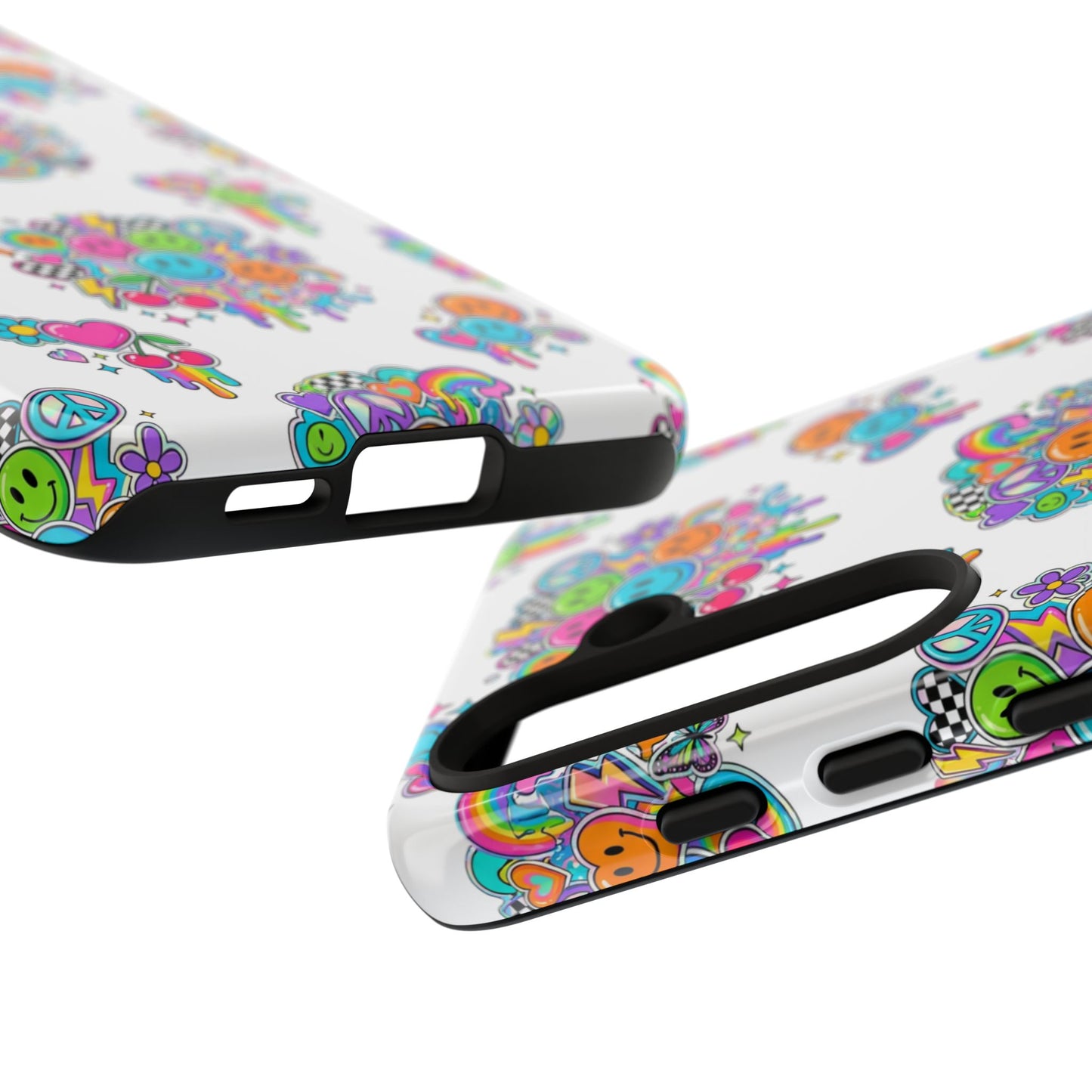 Retro Dopamine-Inspired Samsung Tough Phone Case