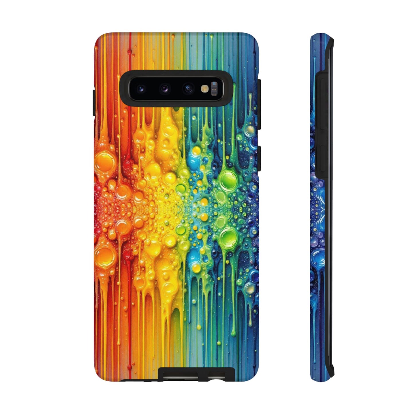 Rainbow Paint Splash Samsung Tough Case