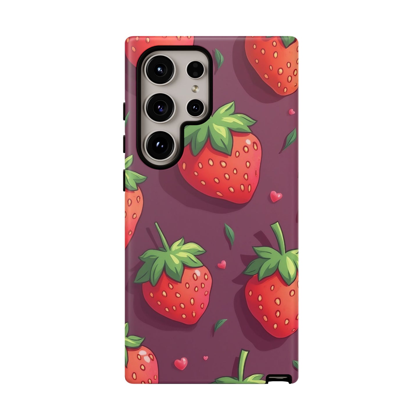 Strawberry Design Samsung Tough Phone Case
