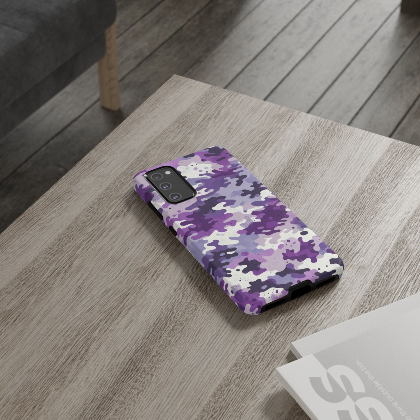 Purple Camouflage Samsung Phone Case