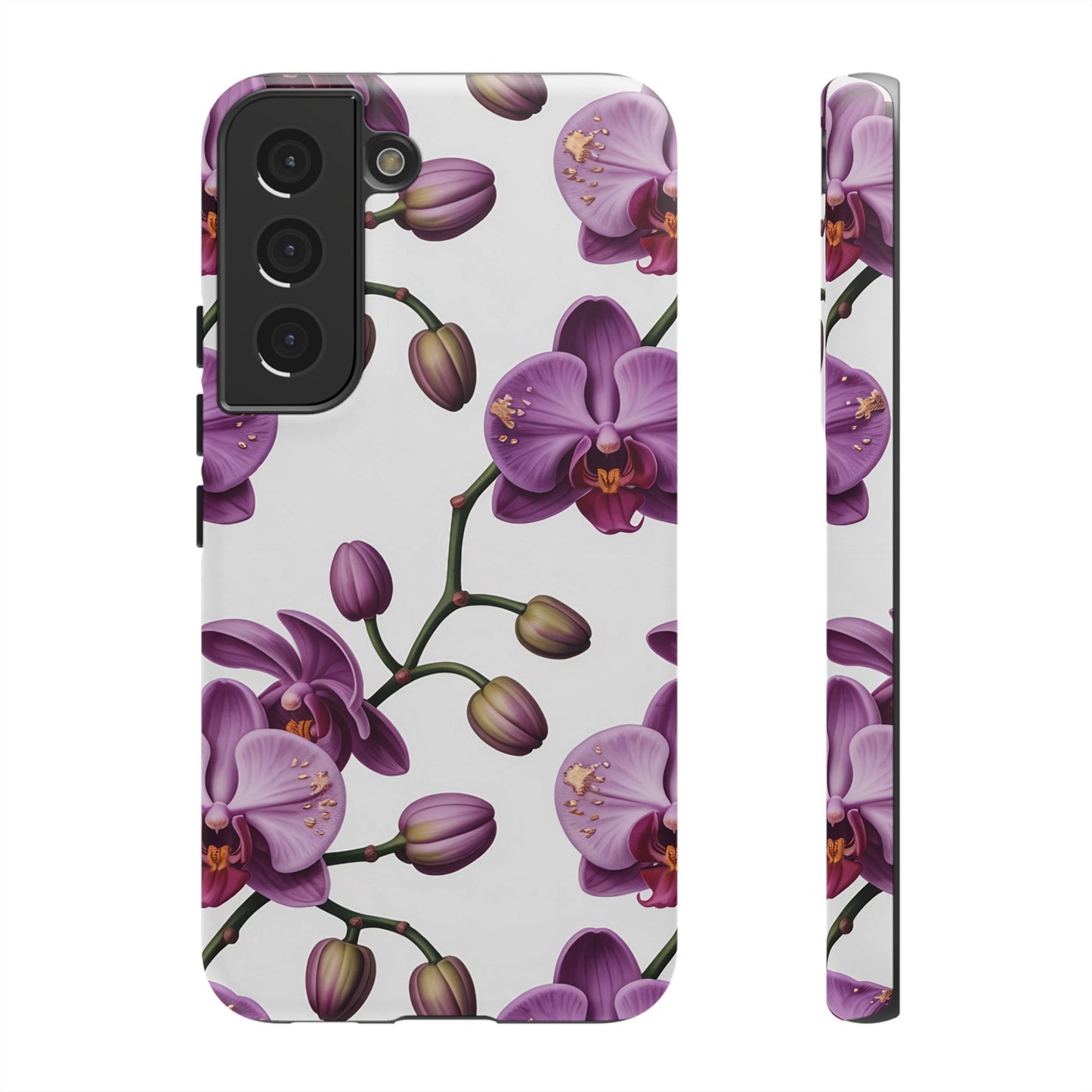 Purple Orchid Design Samsung Tough Case
