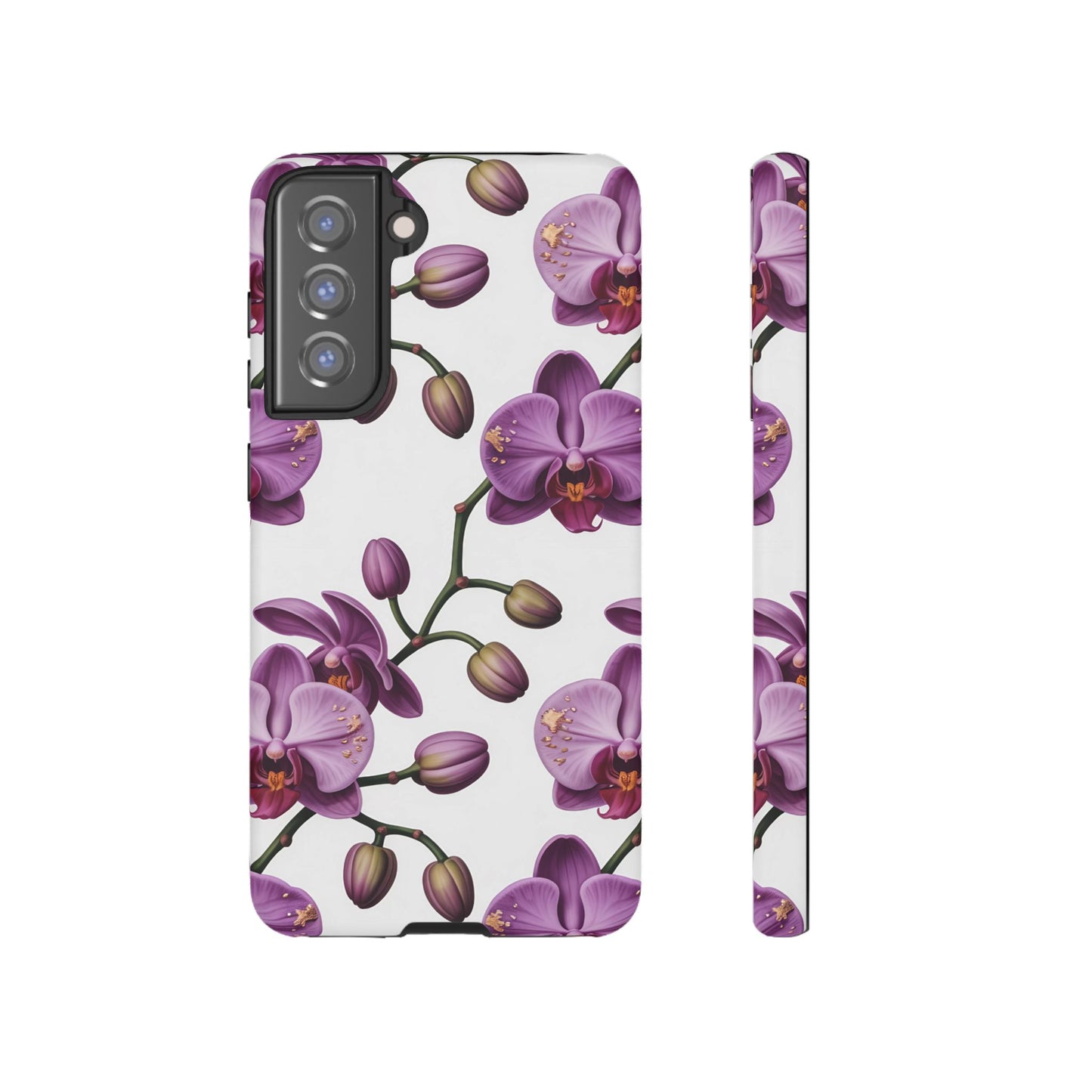 Purple Orchid Design Samsung Tough Case