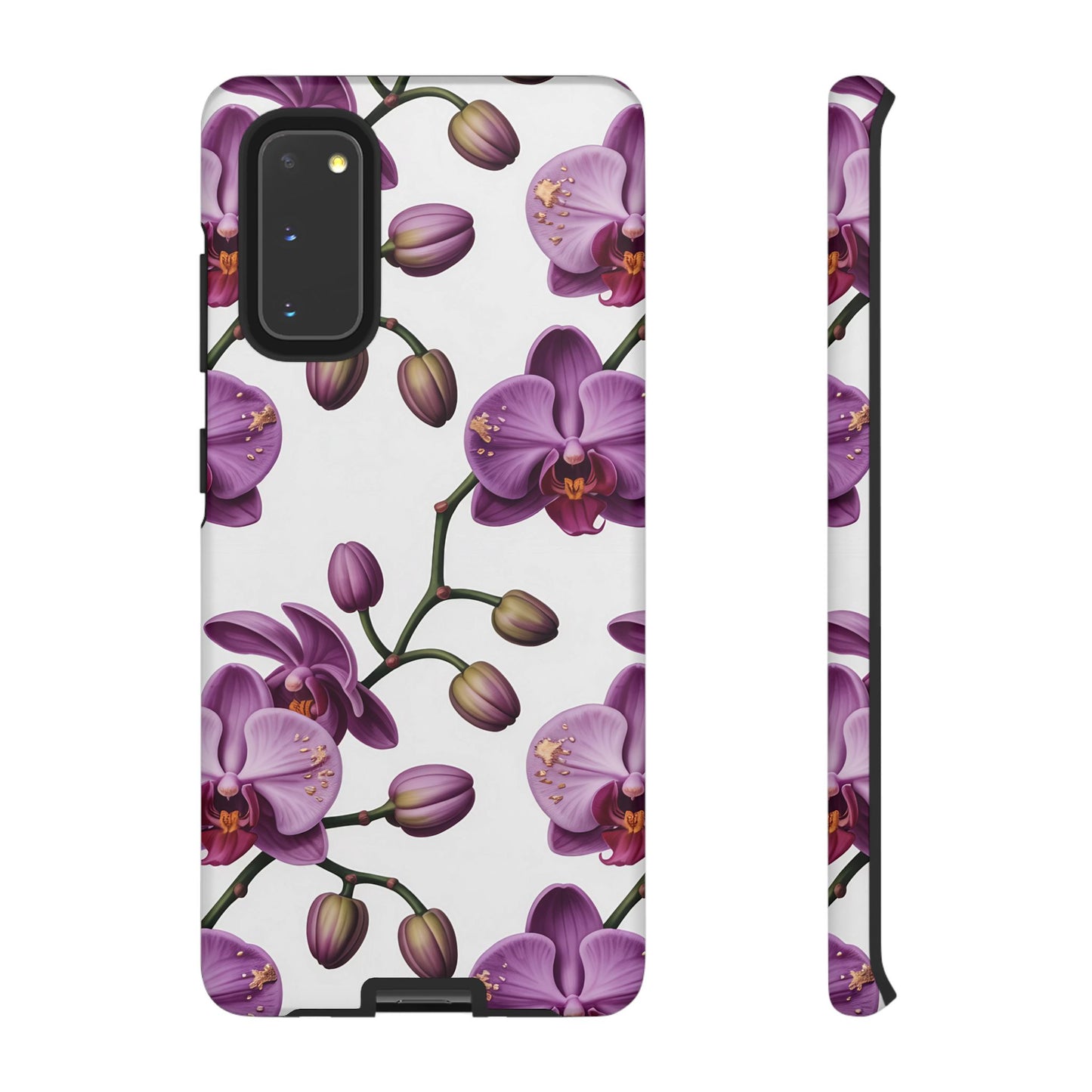 Purple Orchid Design Samsung Tough Case