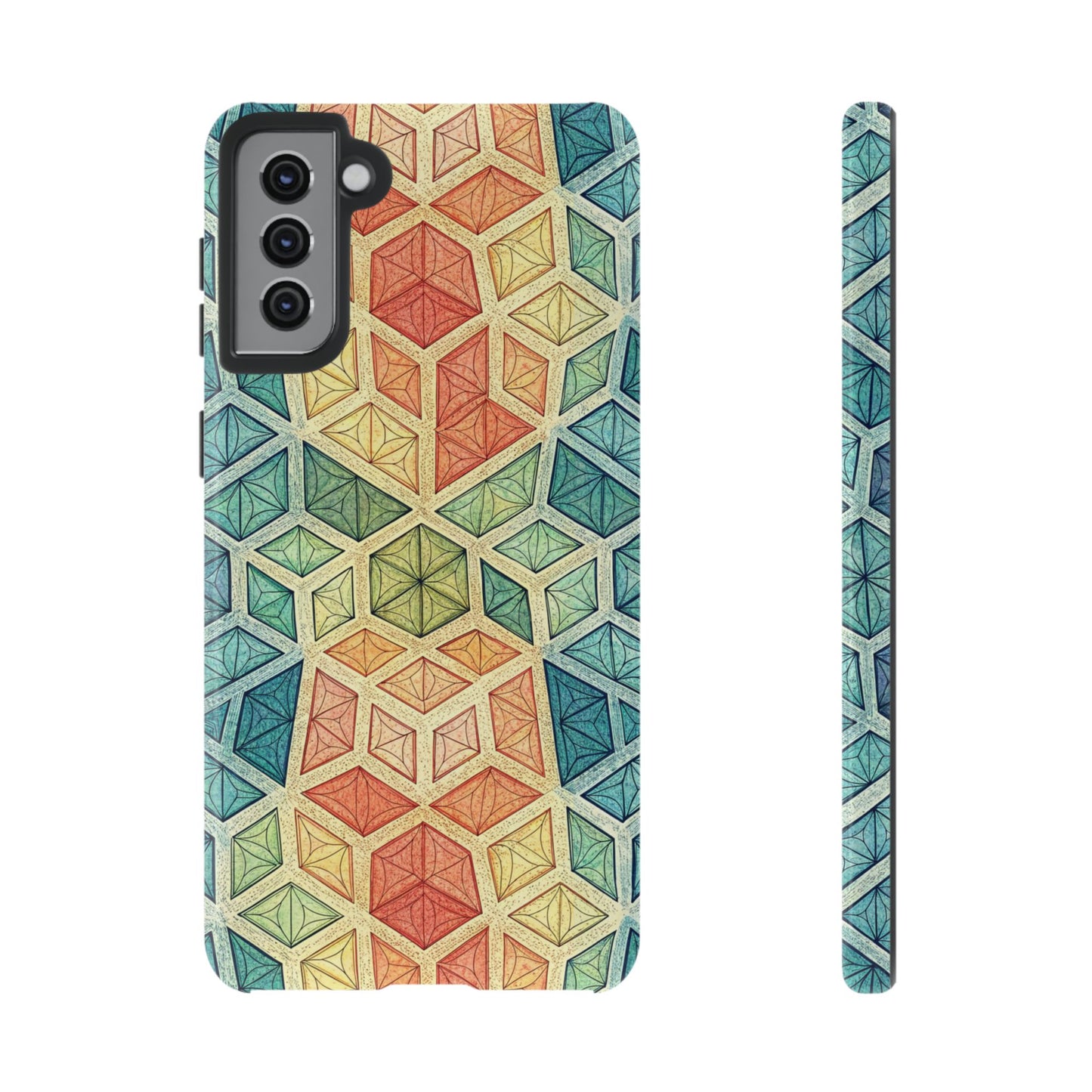 Colorful Fractal Samsung Tough Cases