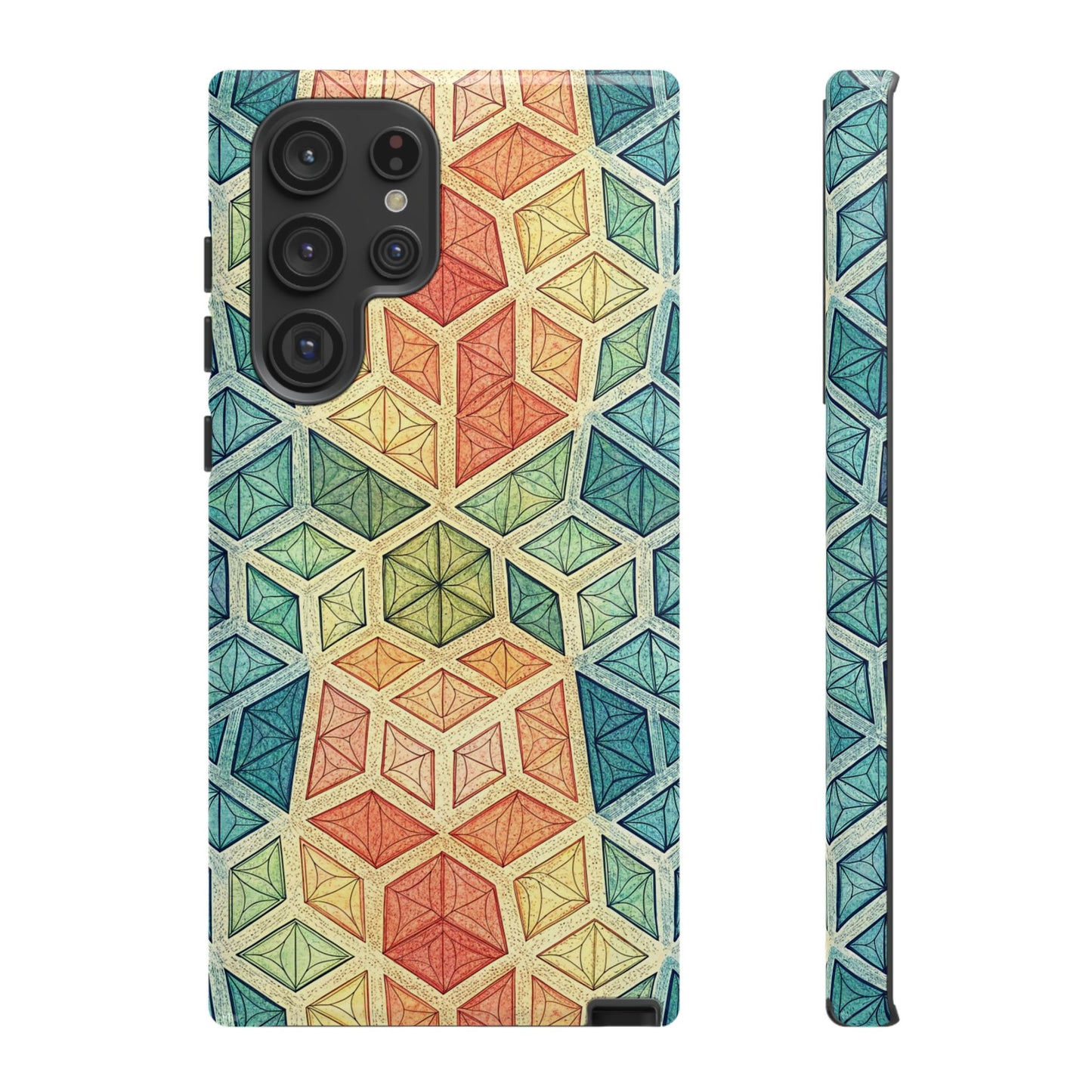 Colorful Fractal Samsung Tough Cases