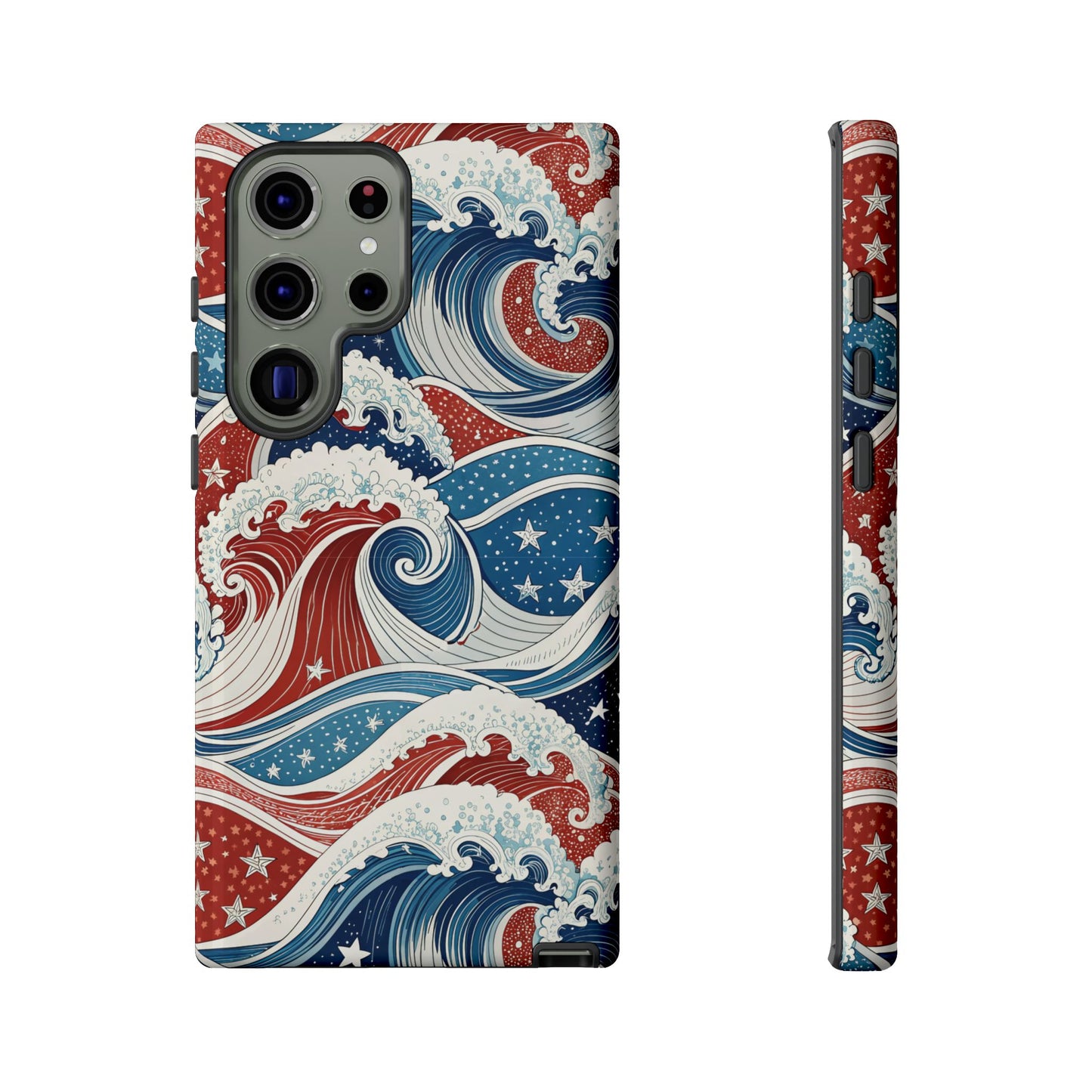 Patriotic Waves Samsung Tough Case Phone Case