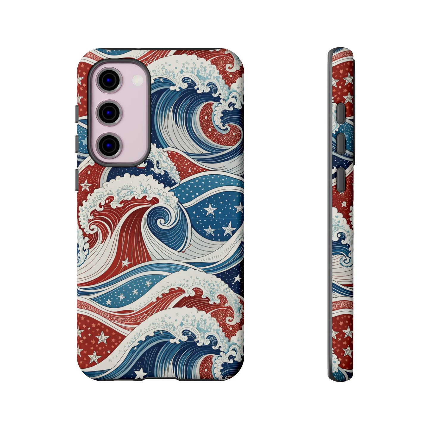 Patriotic Waves Samsung Tough Case Phone Case