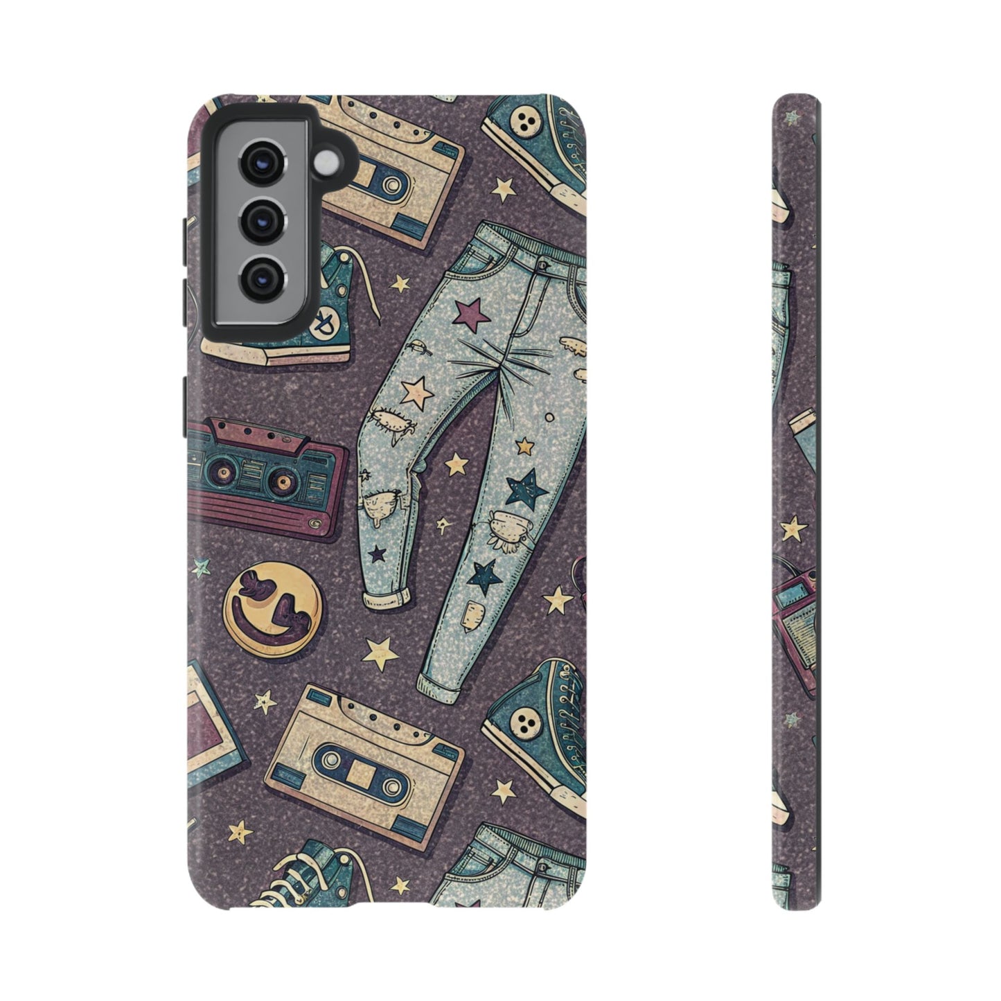 90s Cassette Collage Samsung Tough Phone Case