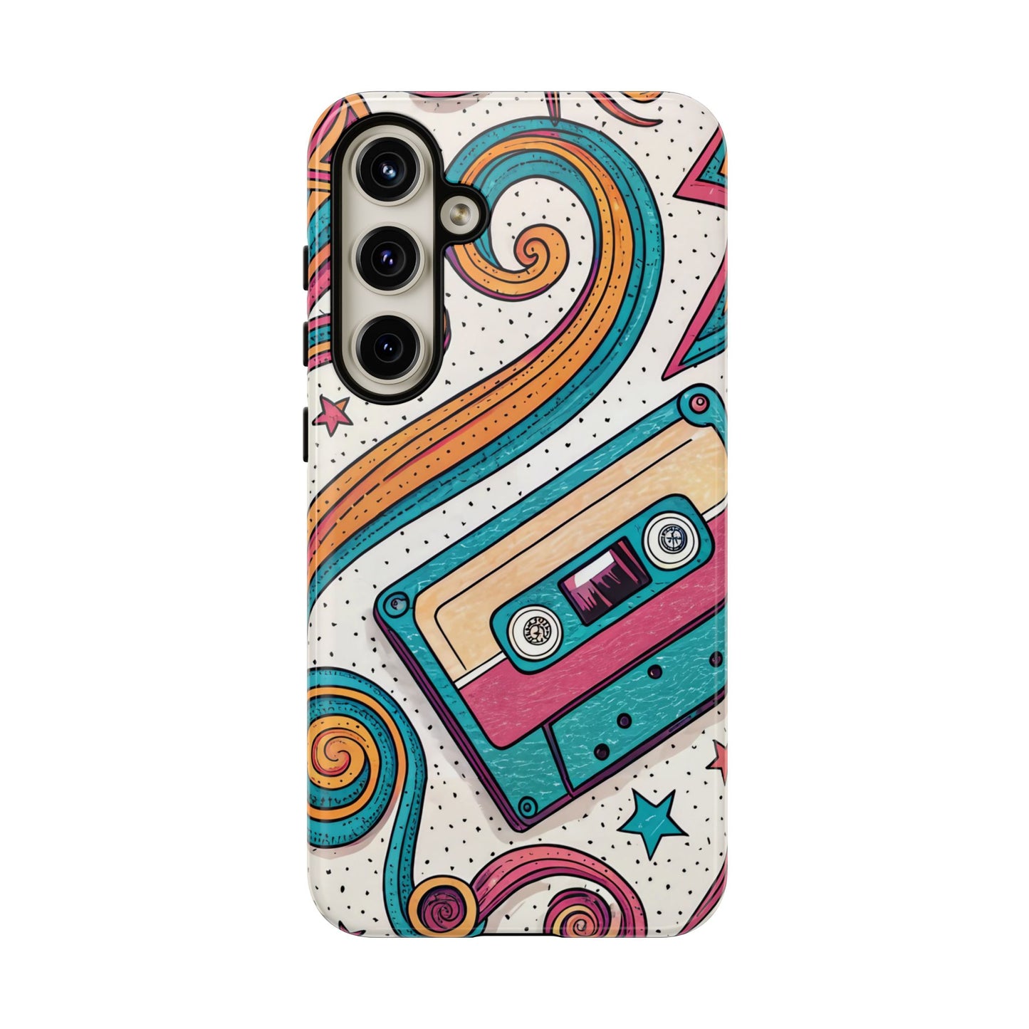 Retro Cassette Samsung Tough Phone Case