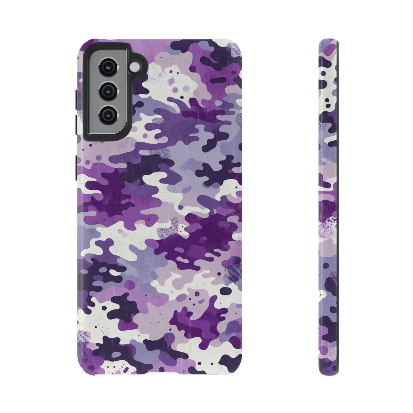 Purple Camouflage Samsung Phone Case