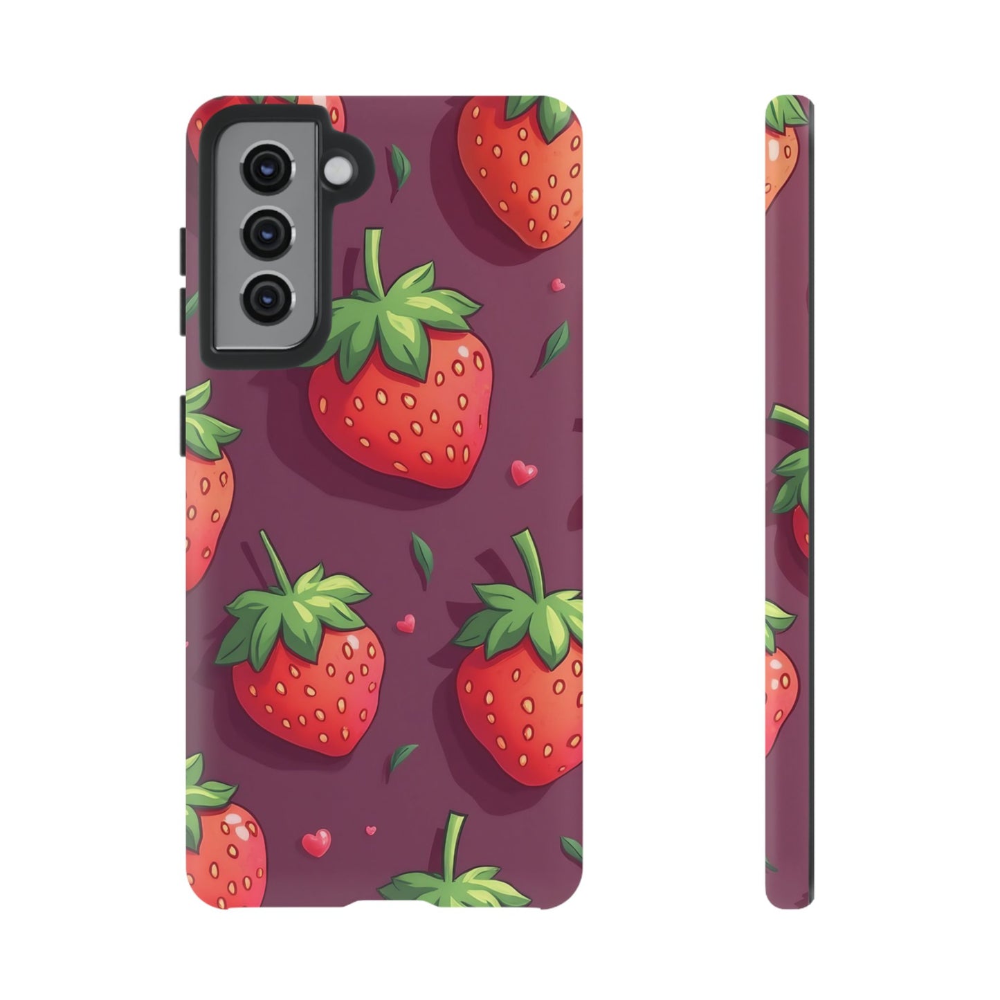 Strawberry Design Samsung Tough Phone Case