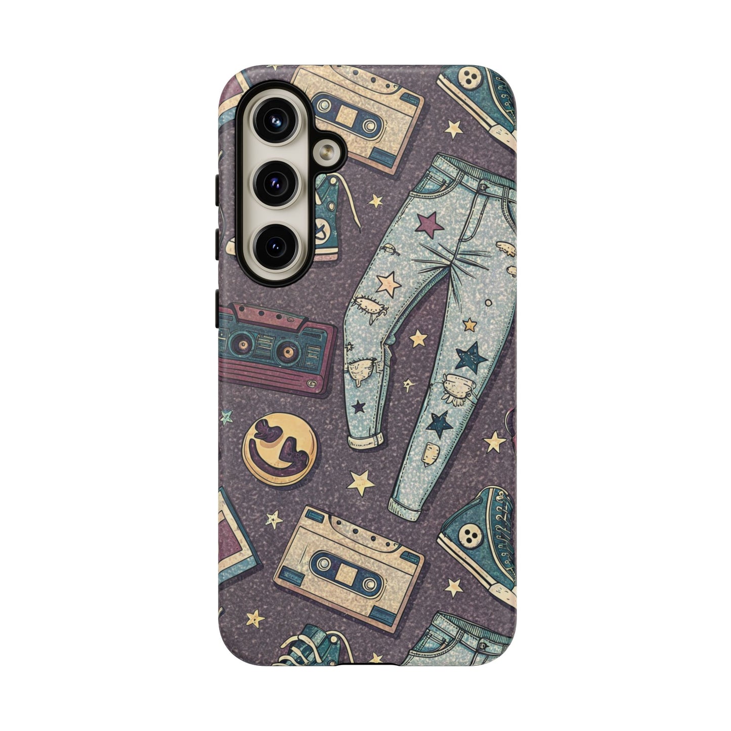90s Cassette Collage Samsung Tough Phone Case