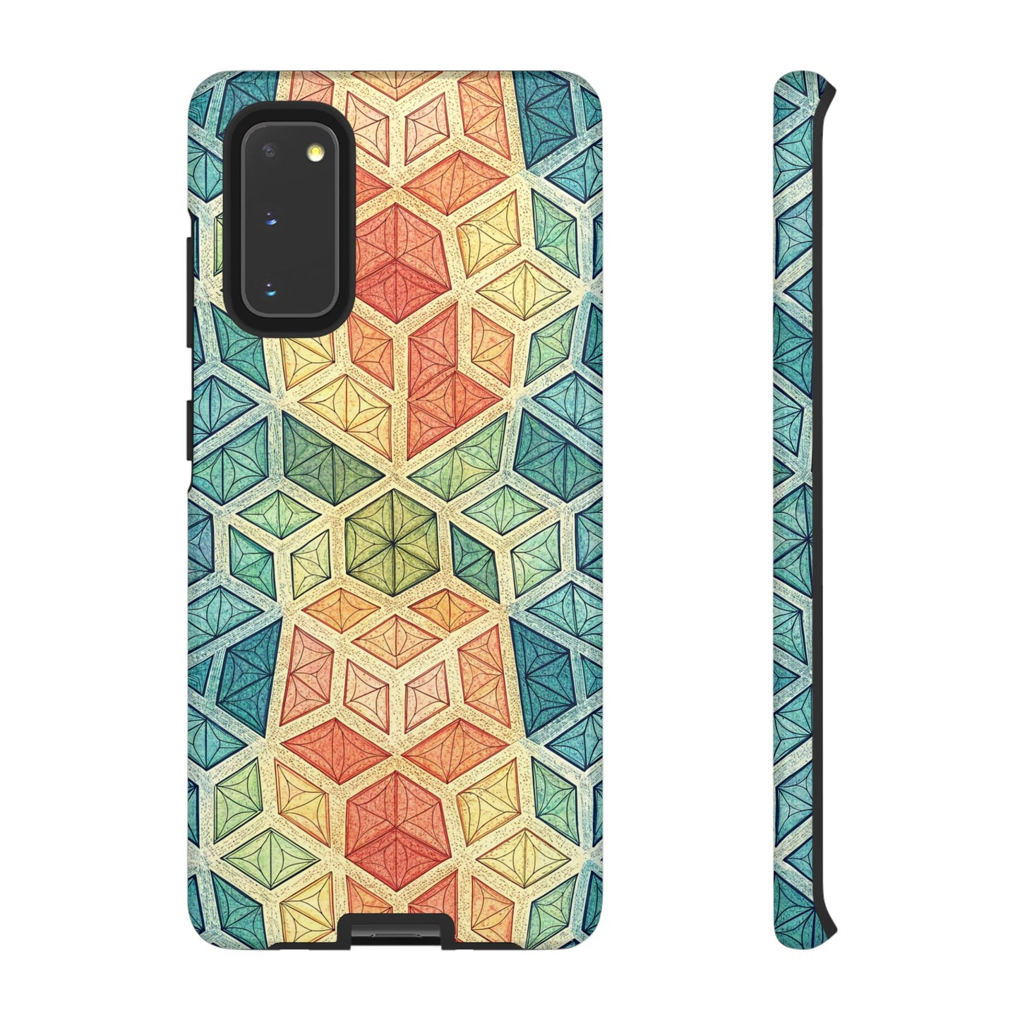 Colorful Fractal Samsung Tough Cases