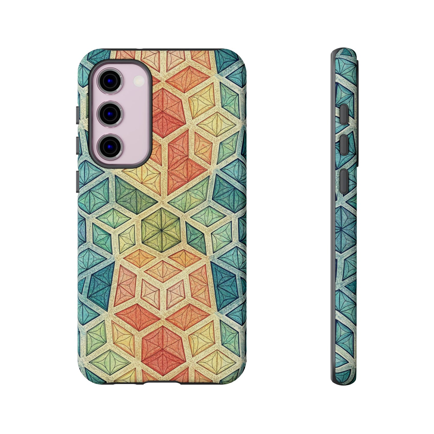 Colorful Fractal Samsung Tough Cases