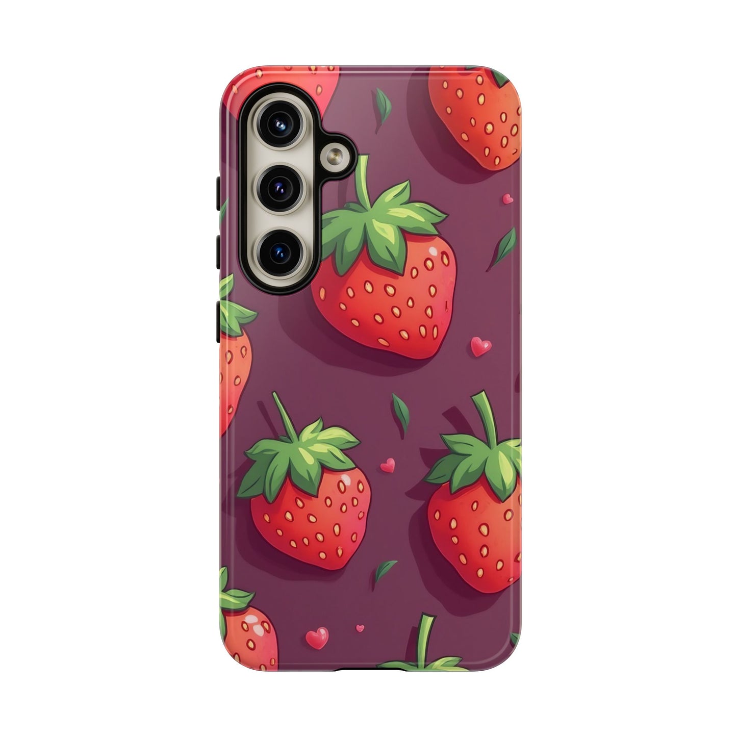 Strawberry Design Samsung Tough Phone Case