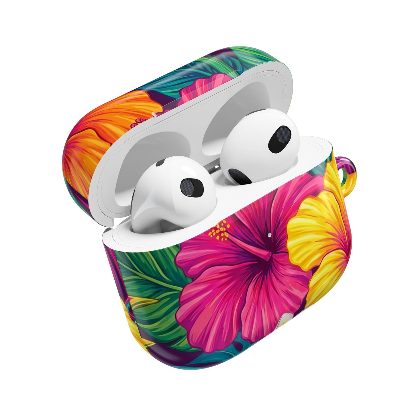 Vibrant Tropical Floral AirPod Case
