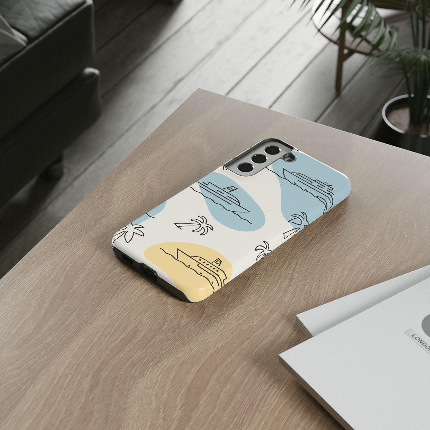 Retro Cruise Vacation Samsung Tough Phone Case