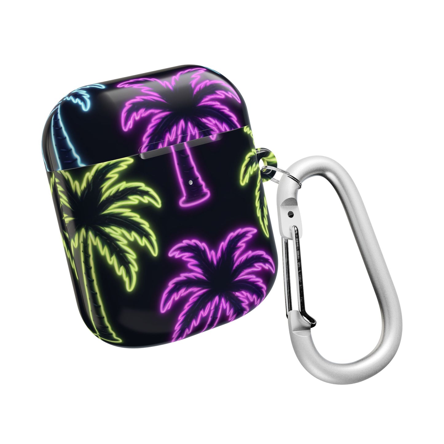 Neon Palm Trees AirPod Case