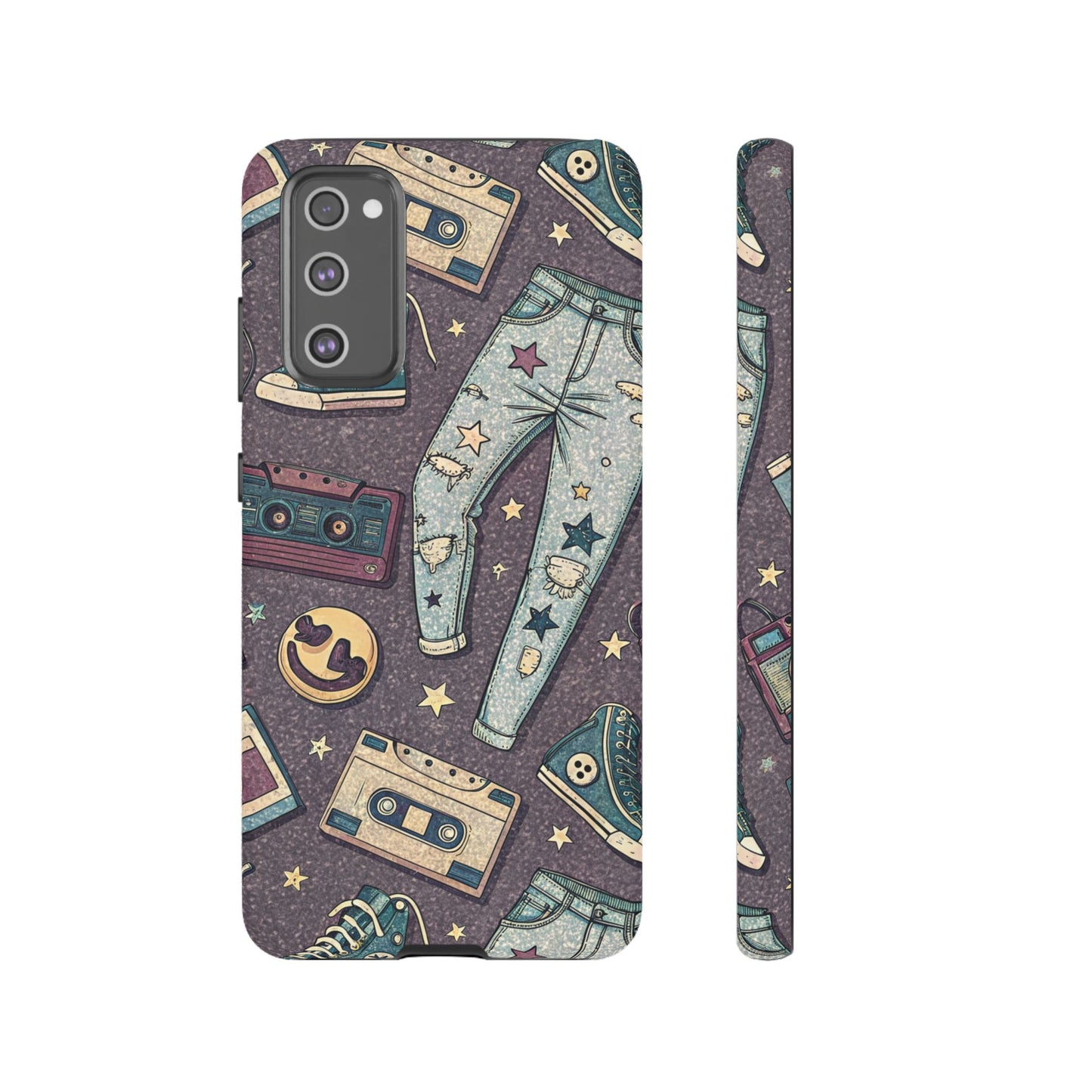 90s Cassette Collage Samsung Tough Phone Case