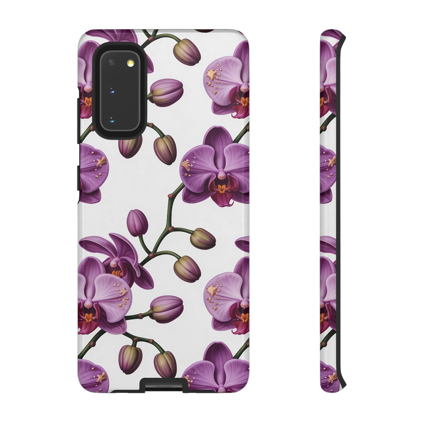 Purple Orchid Design Samsung Tough Case