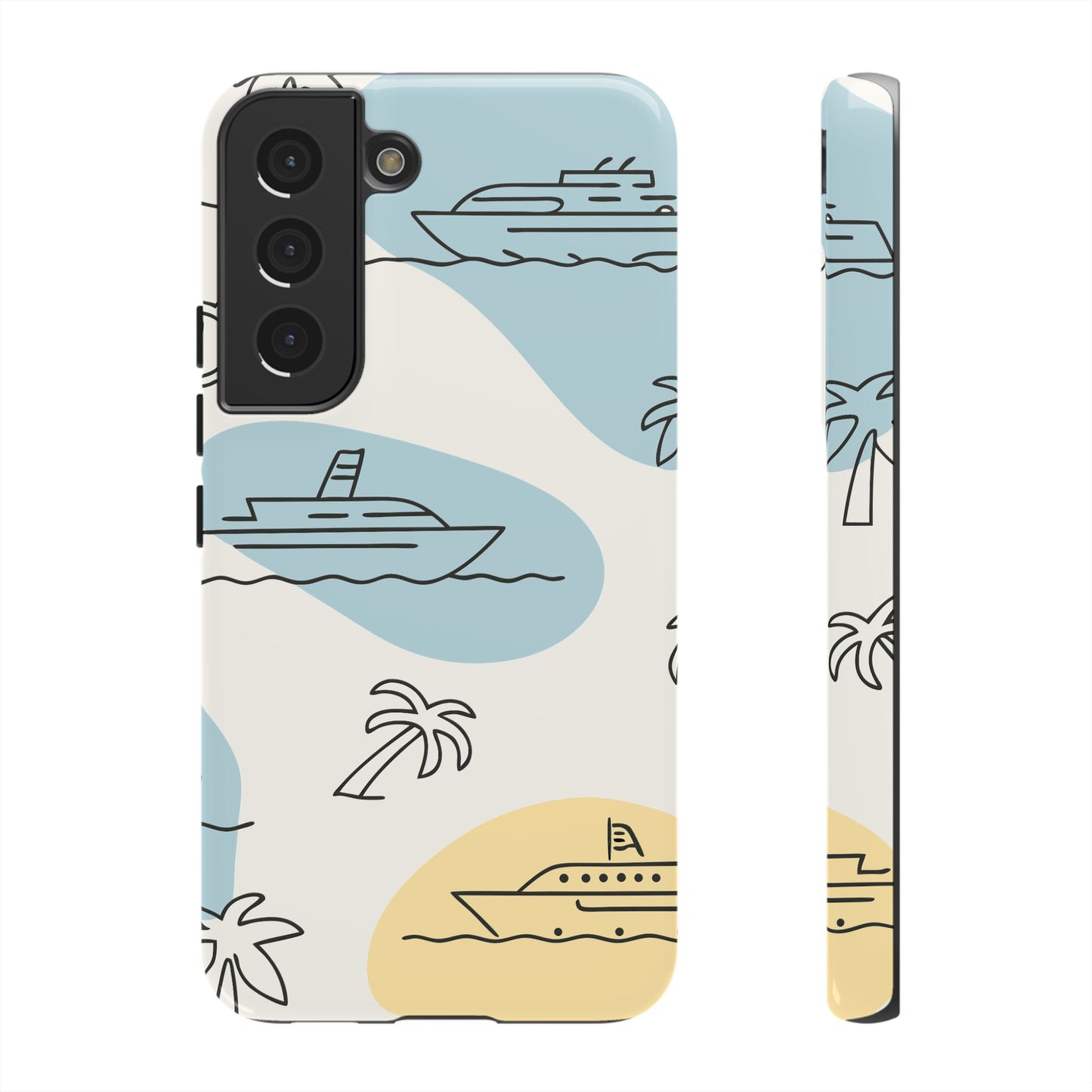 Retro Cruise Vacation Samsung Tough Phone Case
