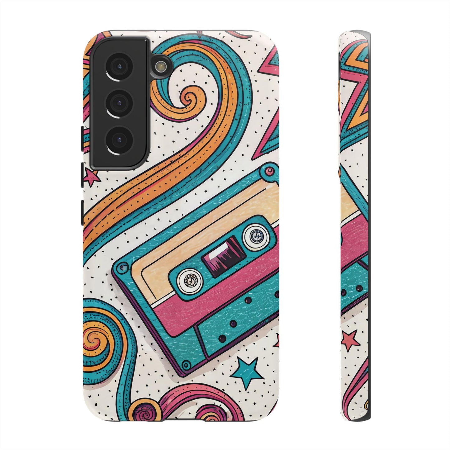 Retro Cassette Samsung Tough Phone Case