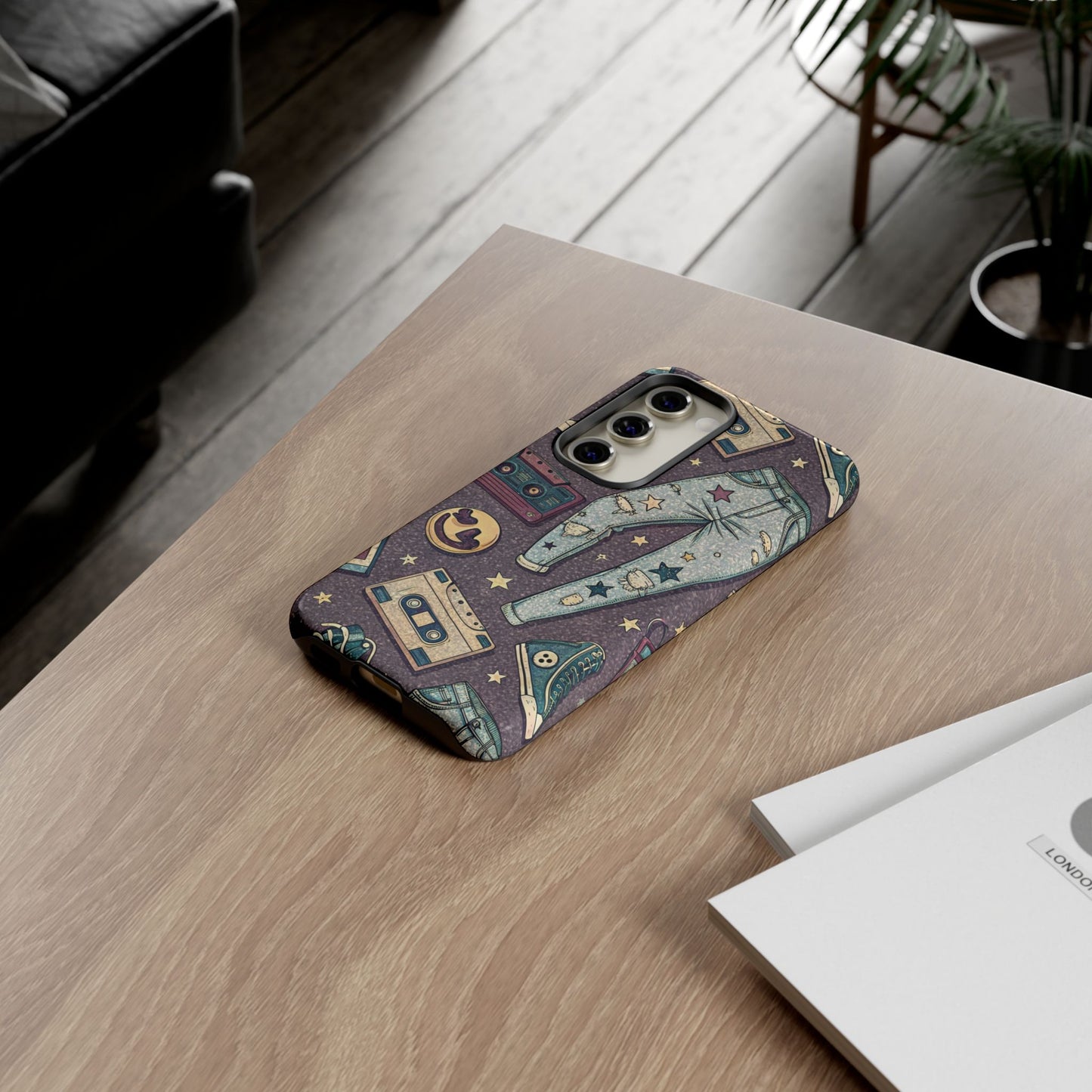 90s Cassette Collage Samsung Tough Phone Case