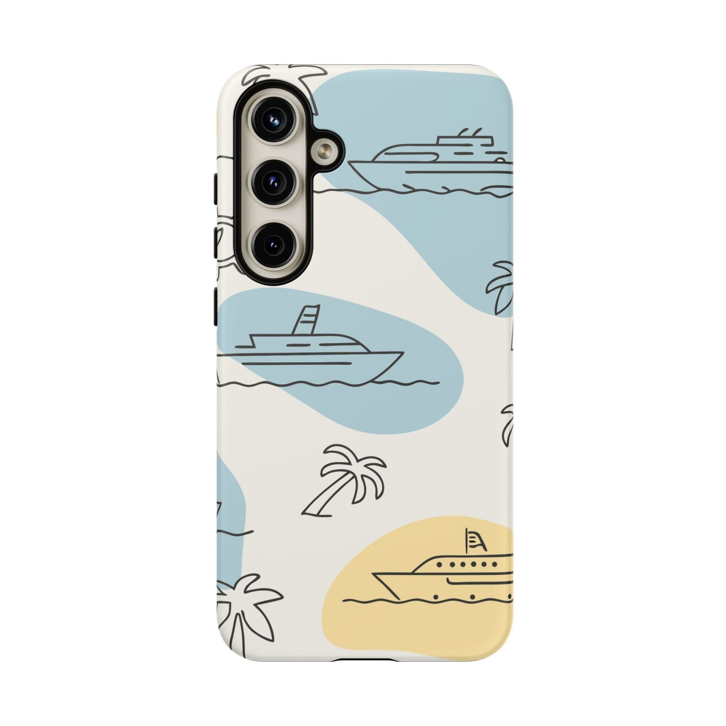 Retro Cruise Vacation Samsung Tough Phone Case