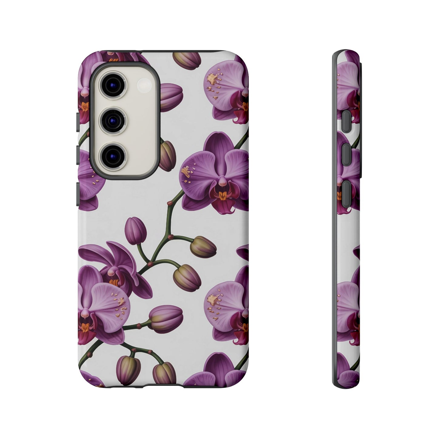 Purple Orchid Design Samsung Tough Case