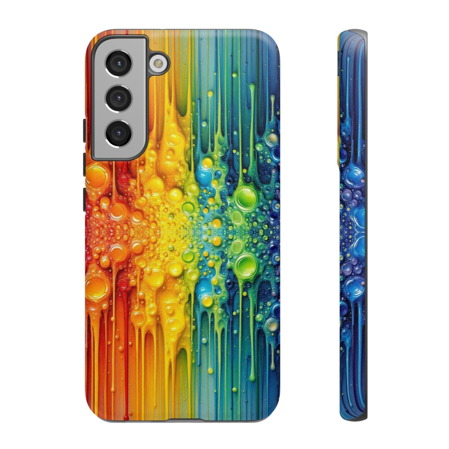 Rainbow Paint Splash Samsung Tough Case