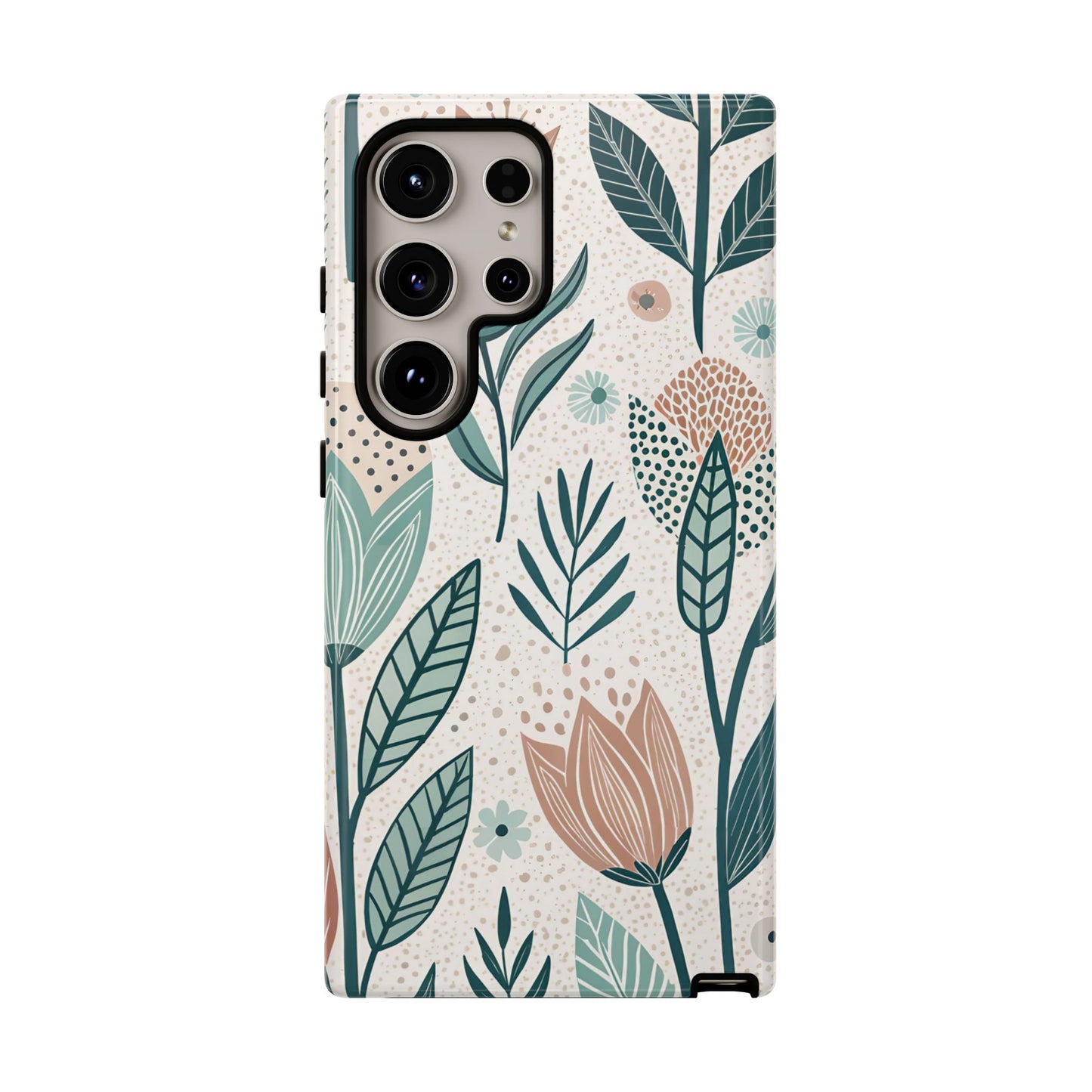Swedish Inspired Floral Design Samsung Phone Case
