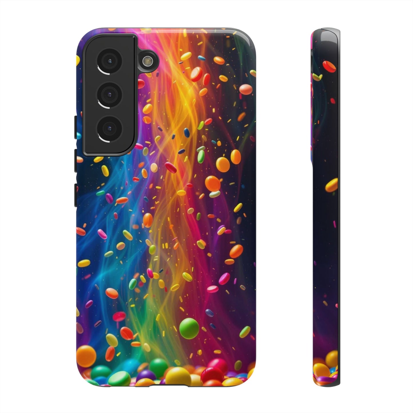 Rainbow Candy Rain Tough Phone Case